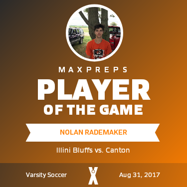 #1 Nolan Rademaker Player of the Game badge