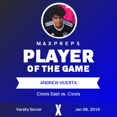 #7 Andrew Huerta Player of the Game badge