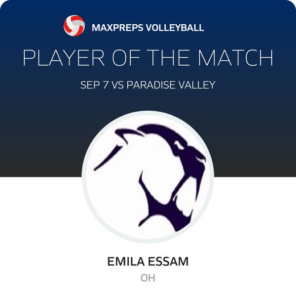 #9 Emila Essam Player of the Game badge