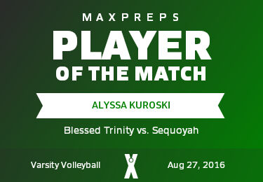 #10 Alyssa Kuroski Player of the Game badge