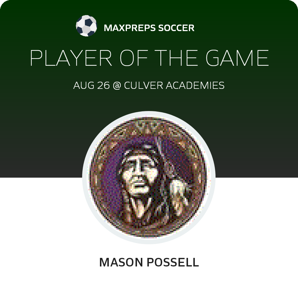 #16 Mason Possell Player of the Game badge