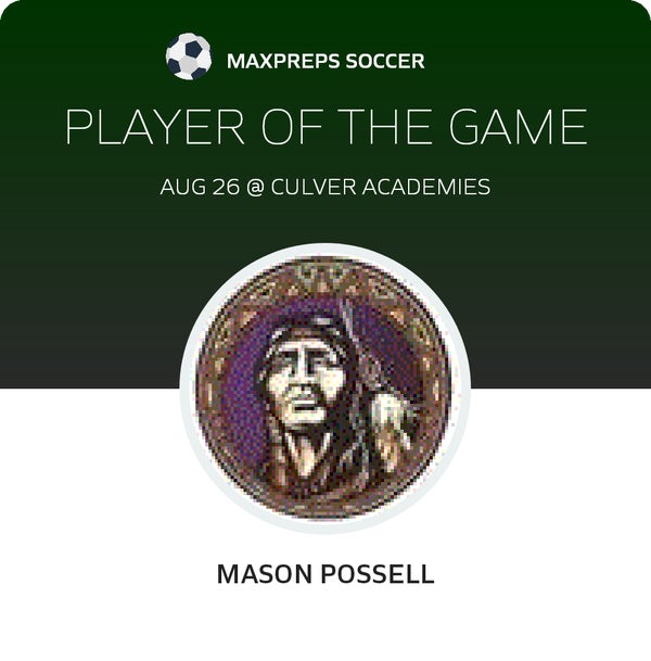 #16 Mason Possell Player of the Game badge