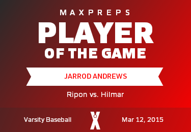 #10 Jarrod Andrews Player of the Game badge