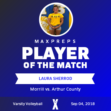 #2 Laura Sherrod Player of the Game badge