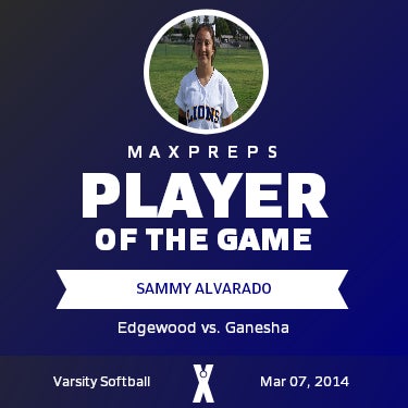 #9 Sammy Alvarado Player of the Game badge