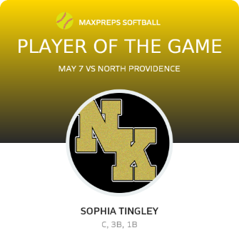 #10 Sophia Tingley Player of the Game badge