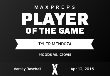 #6 Tyler Mendoza Player of the Game badge