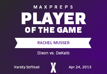 #5 Rachel Musser Player of the Game badge