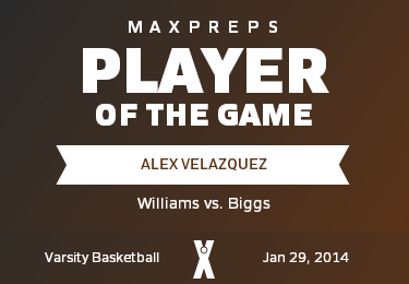 #20 Alex Velazquez Player of the Game badge