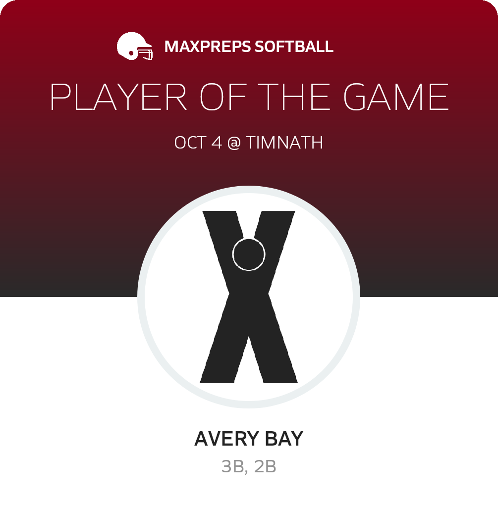 #14 Avery Bay Player of the Game badge