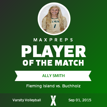 #1 Ally Smith Player of the Game badge