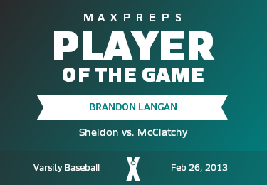 #23 Brandon Langan Player of the Game badge