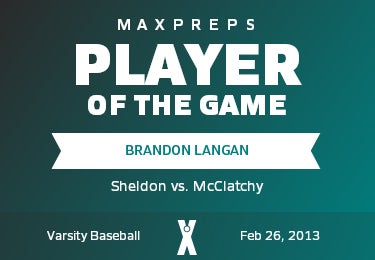 #23 Brandon Langan Player of the Game badge