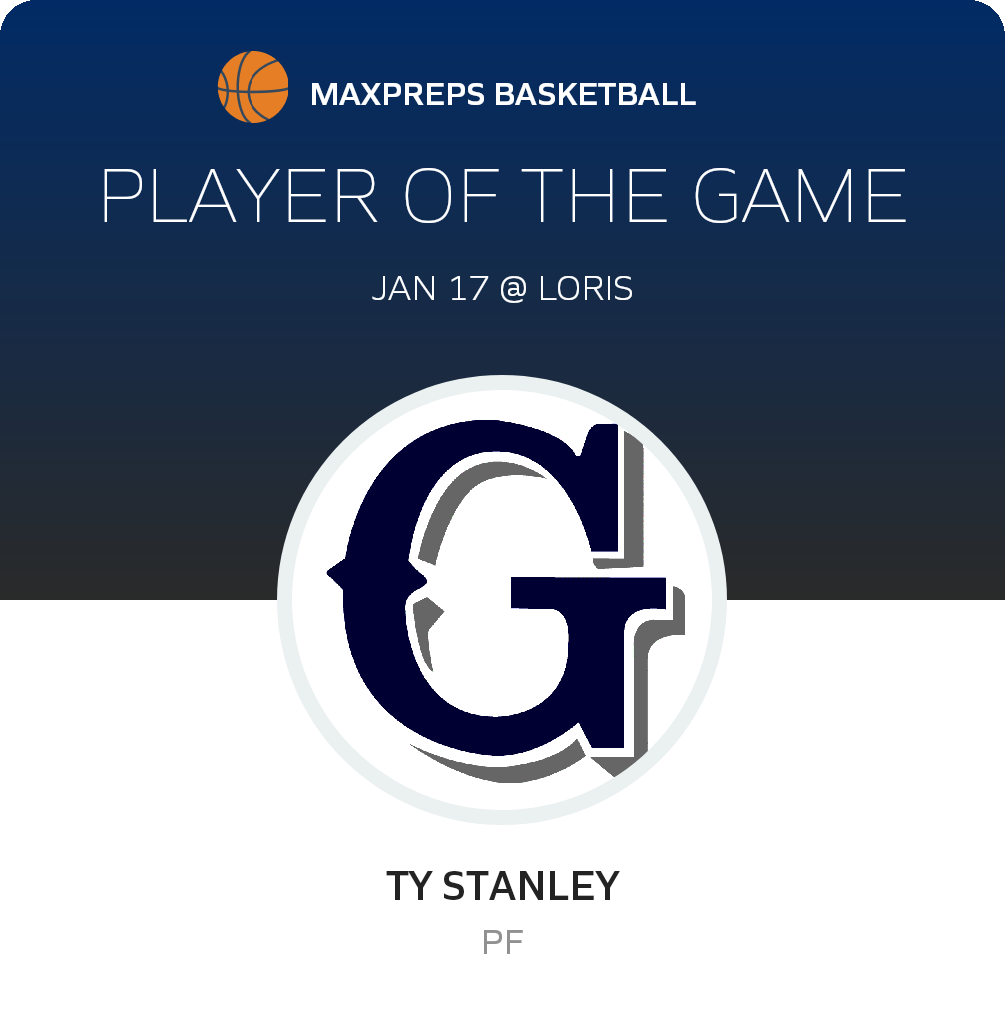 #24 Ty Stanley Player of the Game badge