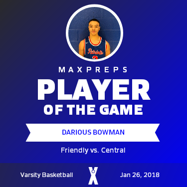 #3 Darious Bowman Player of the Game badge