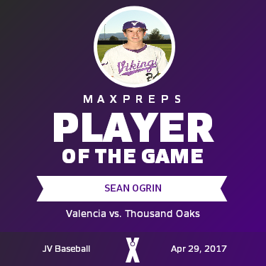 #24 Sean Ogrin Player of the Game badge