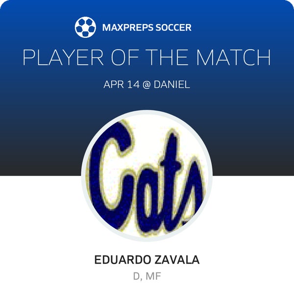 #15 Eduardo Zavala Player of the Game badge