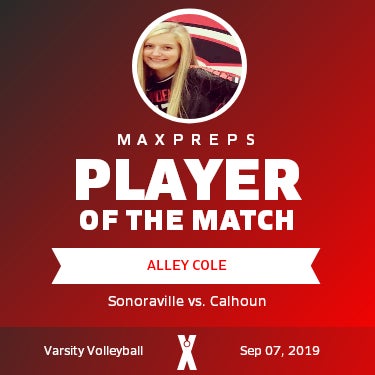 #17 Alley Cole Player of the Game badge