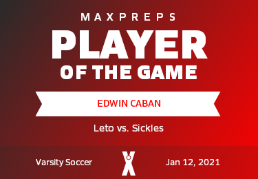 #6 Edwin Caban Player of the Game badge