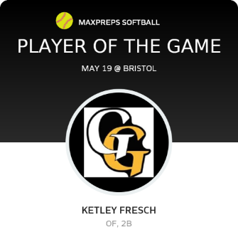 #11 Ketley Fresch Player of the Game badge
