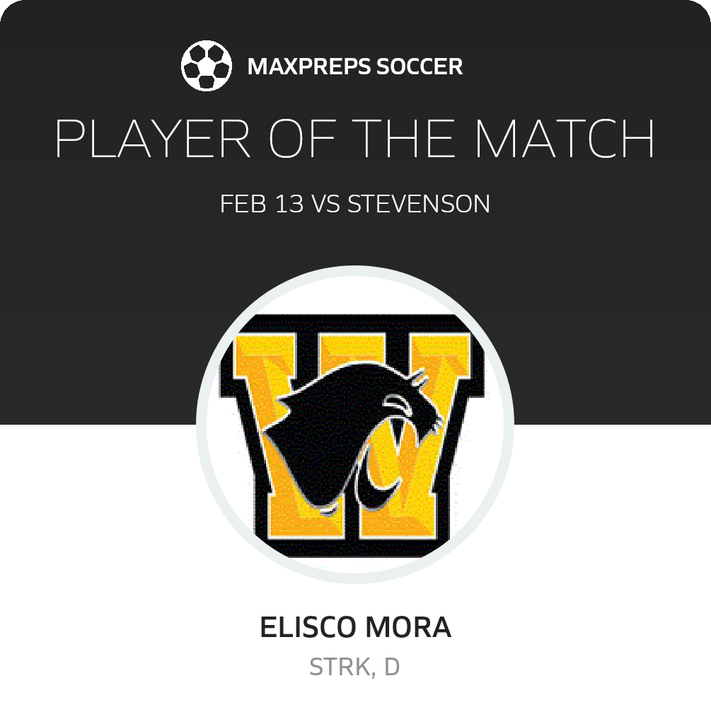 #20 Eliseo Mora Player of the Game badge