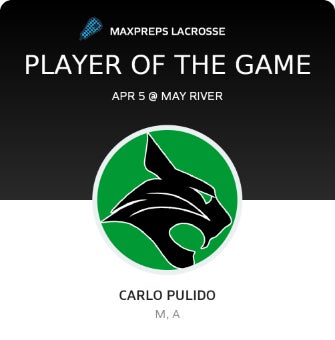 #21 Carlo Pulido Player of the Game badge