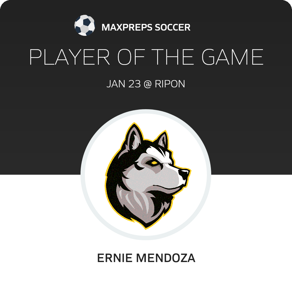 #22 Ernie Mendoza Player of the Game badge