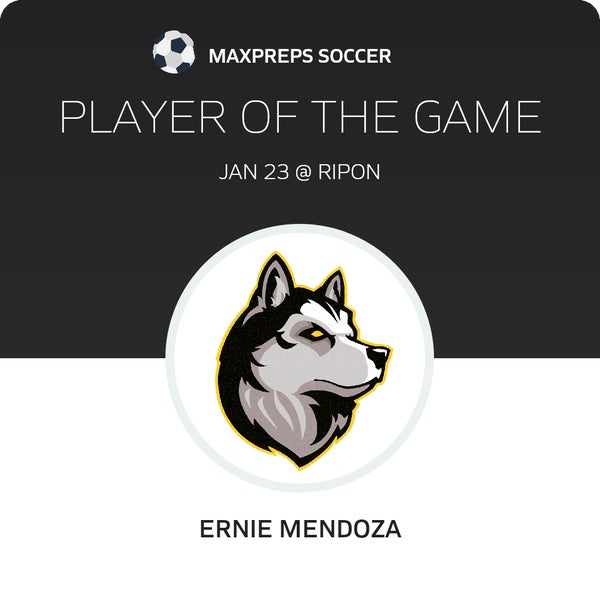 #22 Ernie Mendoza Player of the Game badge
