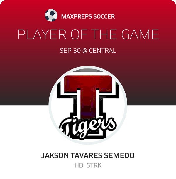 #17 J. Tavares Semedo Player of the Game badge