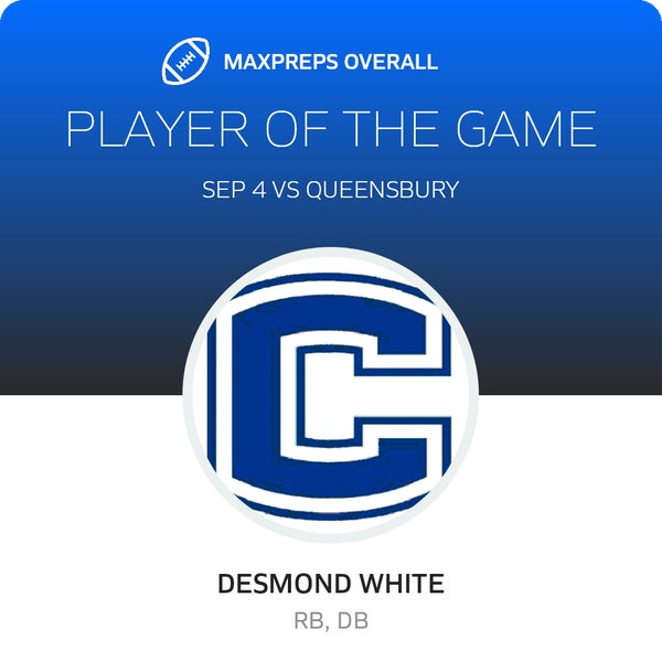 #4 Desmond White Player of the Game badge