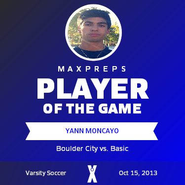 #7 Yann Moncayo Player of the Game badge
