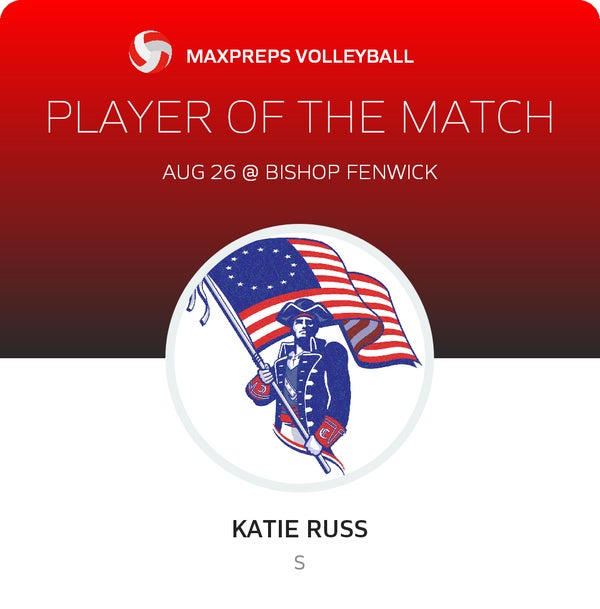 #14 Katie Russ Player of the Game badge