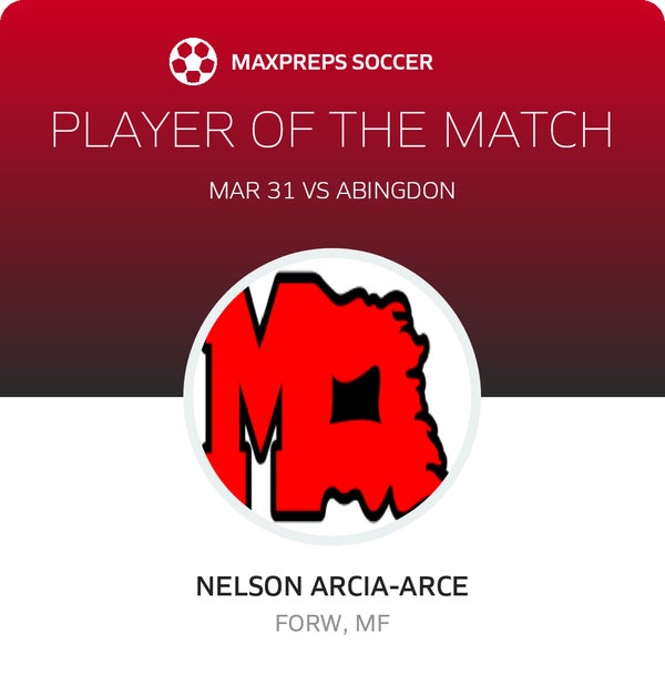 #10 Nelson Arcia-Arce Player of the Game badge
