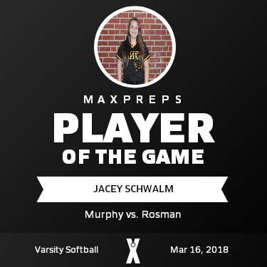 #24 Jacey Schwalm Player of the Game badge