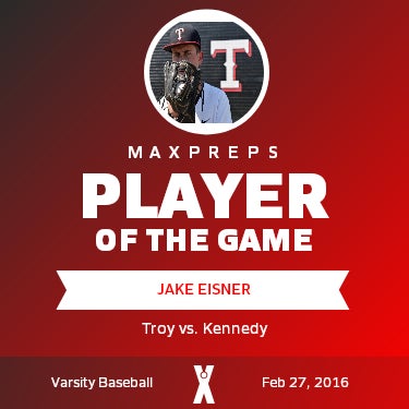 #57 Jake Eisner Player of the Game badge