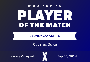 #10 Sydney Cayaditto Player of the Game badge