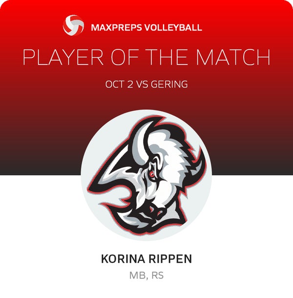 #30 Kori Rippen Player of the Game badge