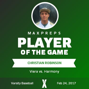 #25 Christian Robinson Player of the Game badge