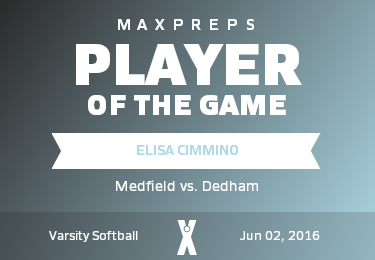 #23 Elisa Cimmino Player of the Game badge