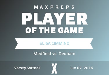 #23 Elisa Cimmino Player of the Game badge
