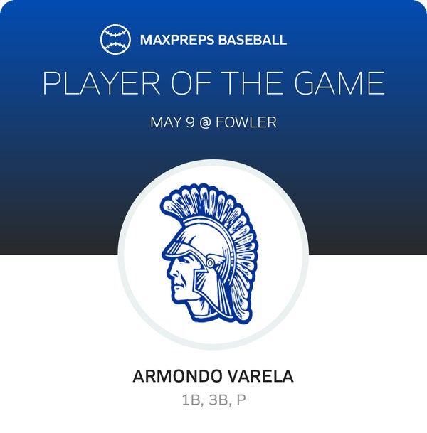 #14 Armondo Varela Player of the Game badge