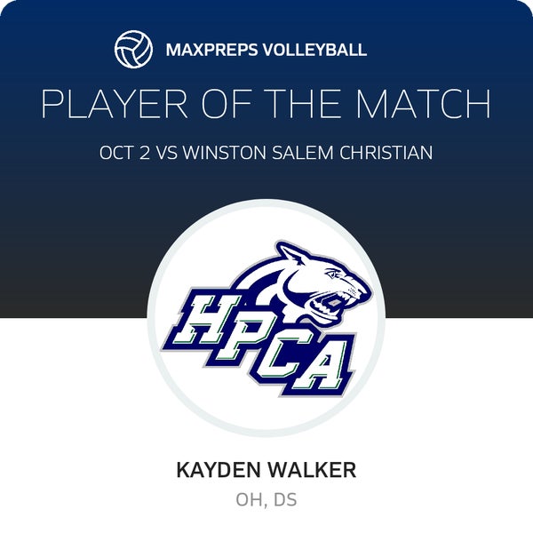 #11 Kayden Walker Player of the Game badge