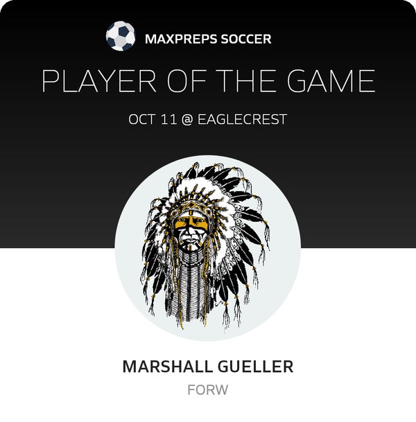 #22 Marshall Gueller Player of the Game badge