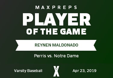 #9 Reynen Maldonado Player of the Game badge