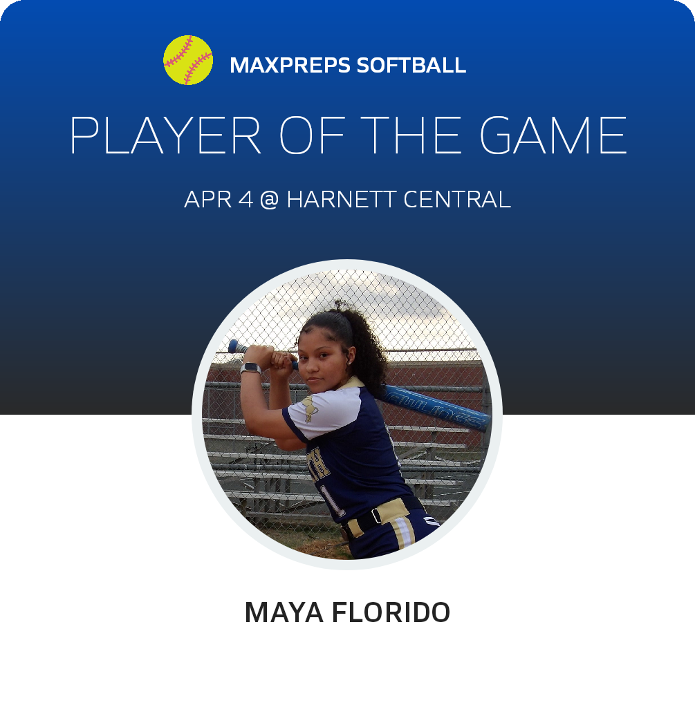 #1 Maya Florido Player of the Game badge