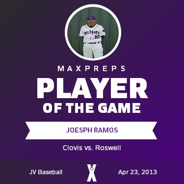 #20 Joesph Ramos Player of the Game badge