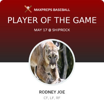 #1 Rodney Joe Player of the Game badge