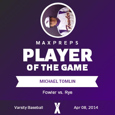 #2 Michael Tomlin Player of the Game badge