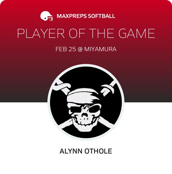 #10 Alynn Othole Player of the Game badge