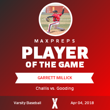 #1 Garrett Millick Player of the Game badge
